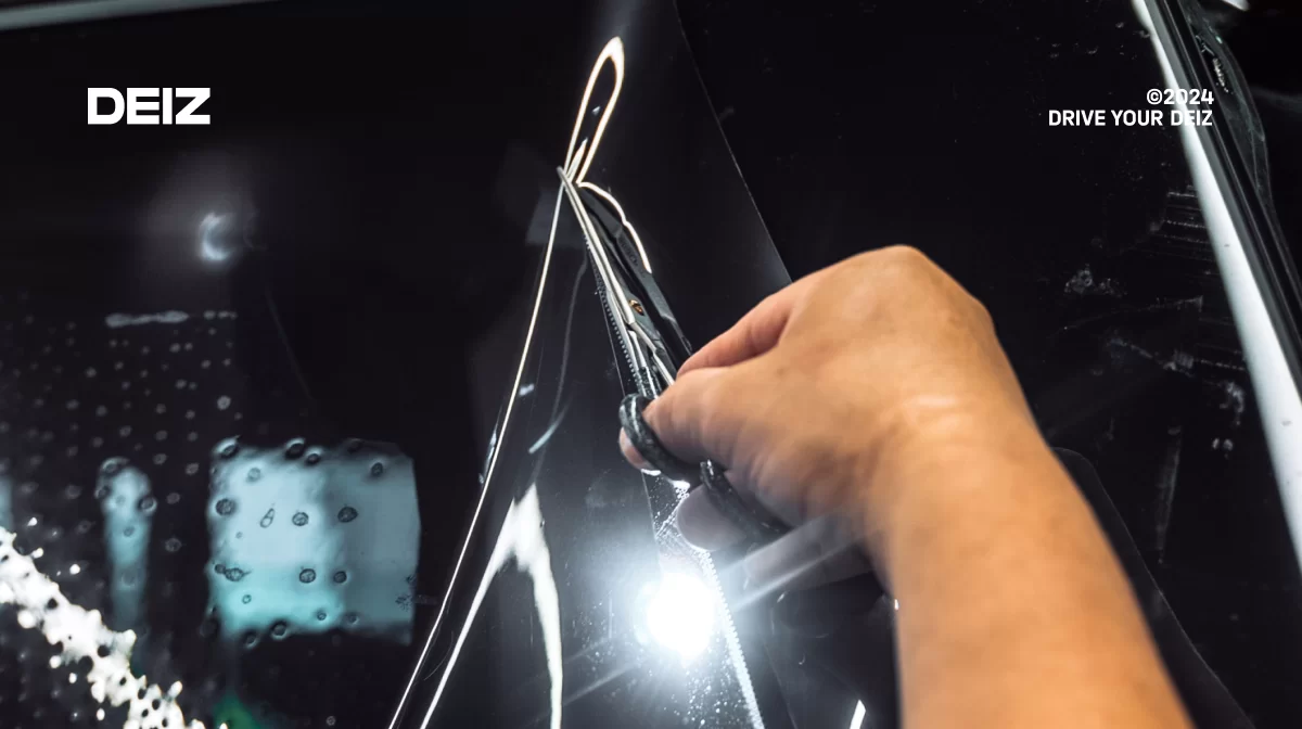 Consequences of incorrect film application on the car