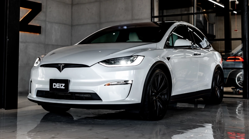 Tesla X Plaid white 2022